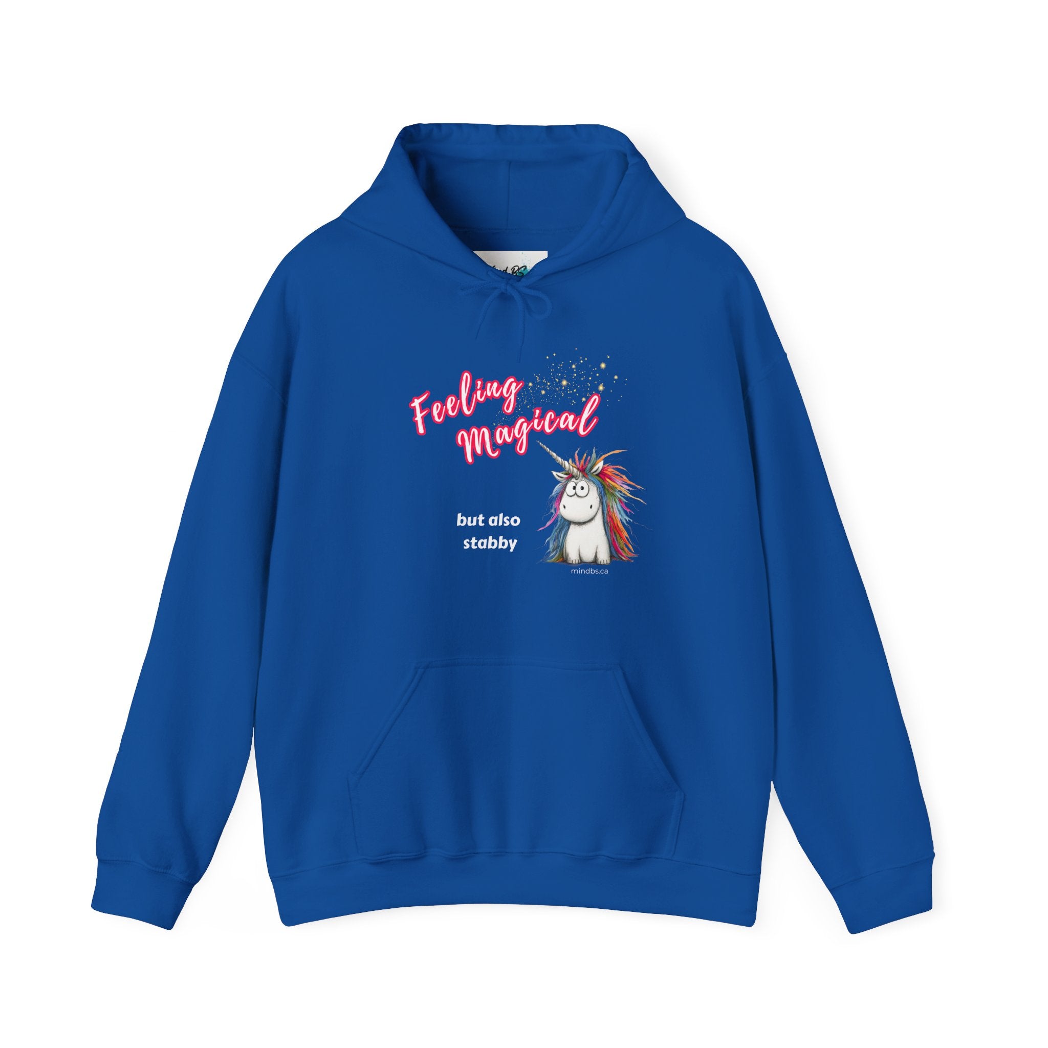 Feeling Magical but Also Stabby Unicorn Hoodie | Cozy Sweatshirt | Cute Gift for Friends | Fun Casual Wear | Perfect for Fall & Winter