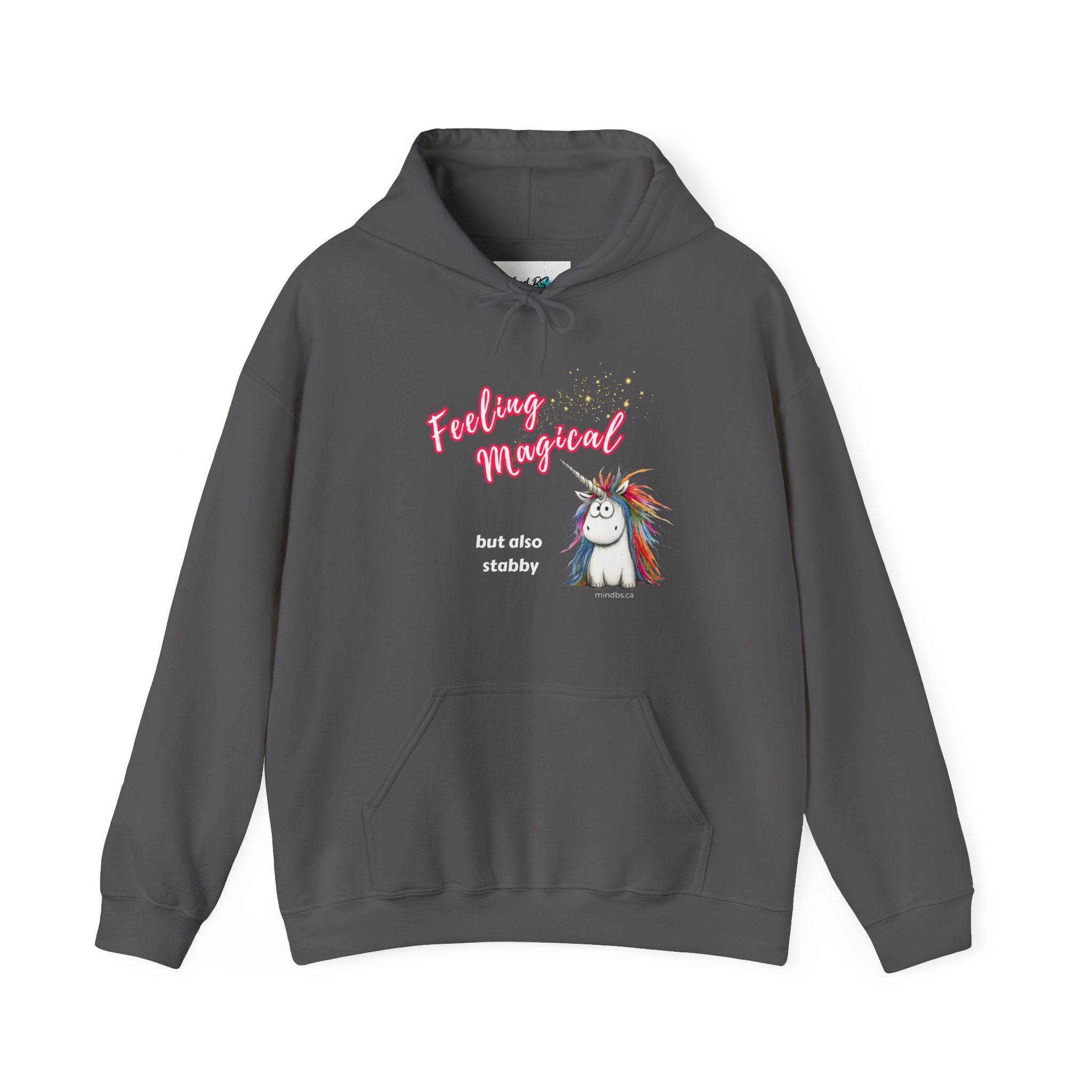Feeling Magical but Also Stabby Unicorn Hoodie | Cozy Sweatshirt | Cute Gift for Friends | Fun Casual Wear | Perfect for Fall & Winter