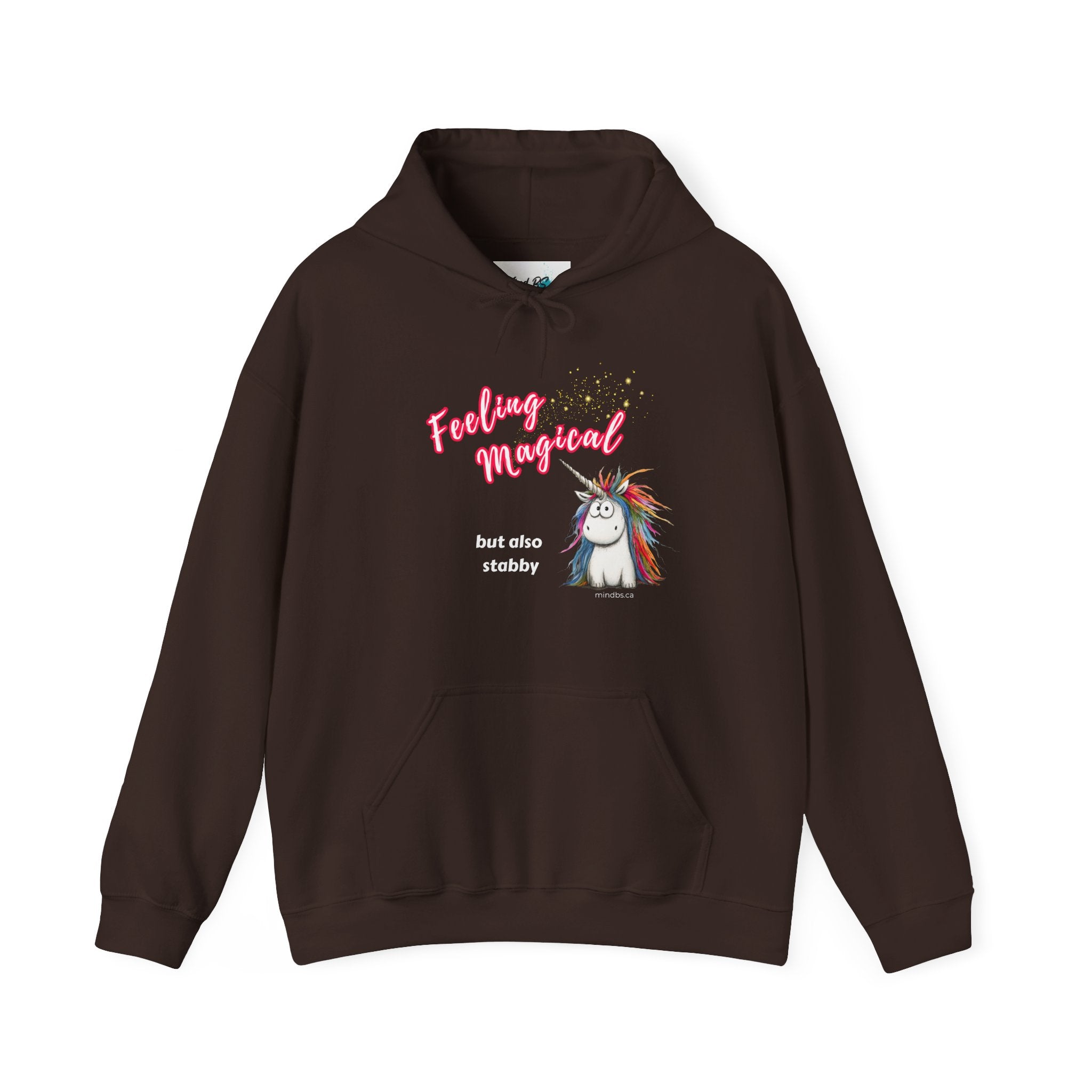 Feeling Magical but Also Stabby Unicorn Hoodie | Cozy Sweatshirt | Cute Gift for Friends | Fun Casual Wear | Perfect for Fall & Winter