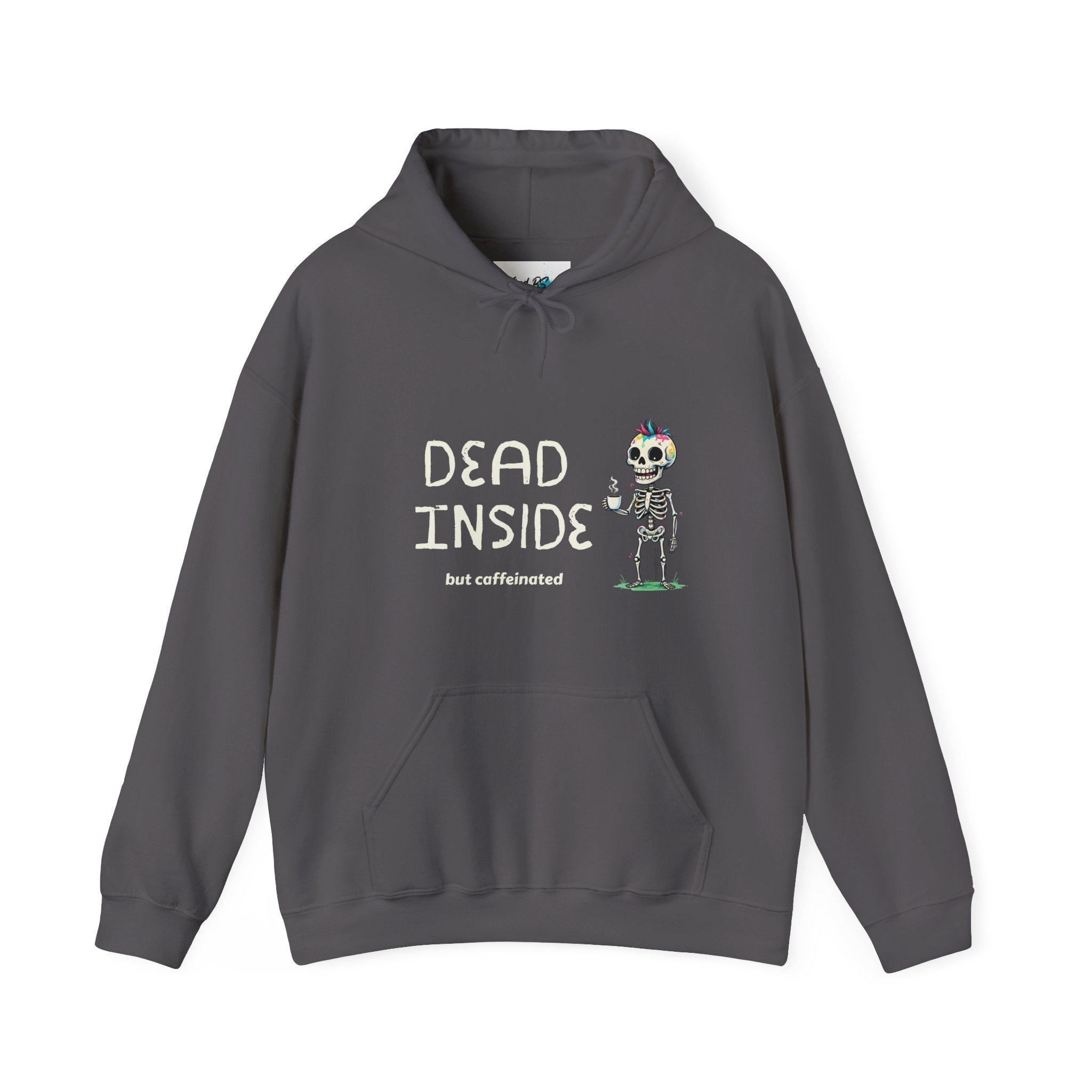 Dead Inside Skull Hoodie | Cozy Sweatshirt | Cute Gift for Friends | Fun Casual Wear | Perfect for Fall & Winter