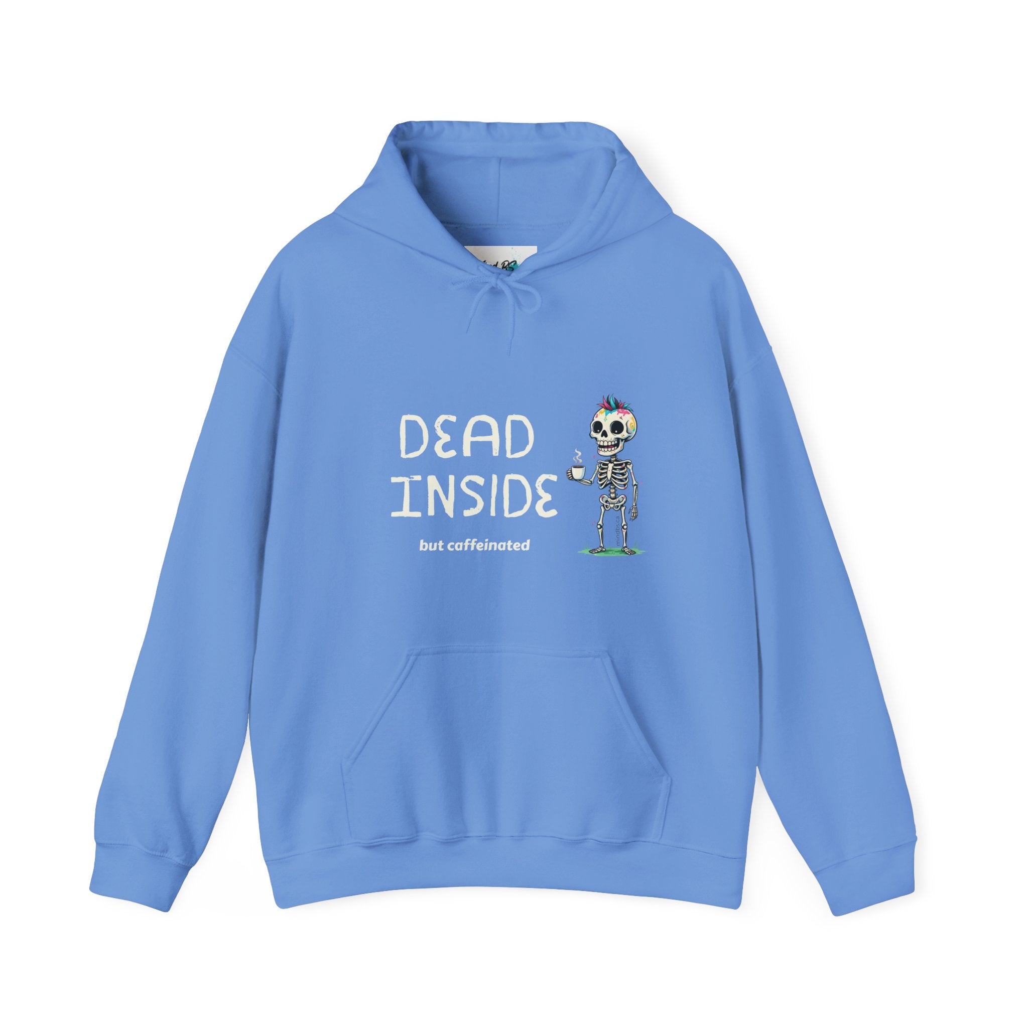 Dead Inside Skull Hoodie | Cozy Sweatshirt | Cute Gift for Friends | Fun Casual Wear | Perfect for Fall & Winter
