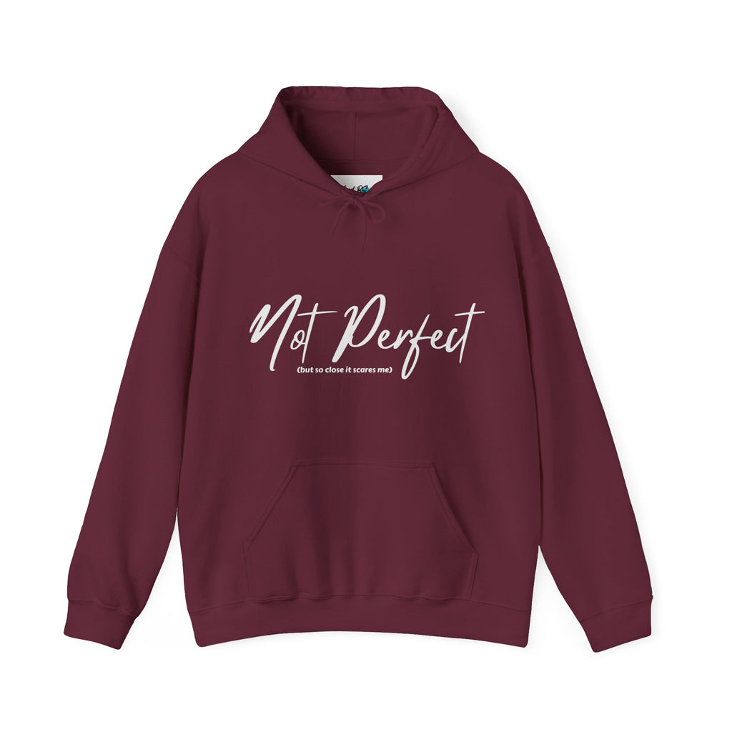 Not Perfect but So Close it Scares Me Hoodie | Cozy Sweatshirt | Cute Gift for Friends | Fun Casual Wear | Perfect for Fall & Winter