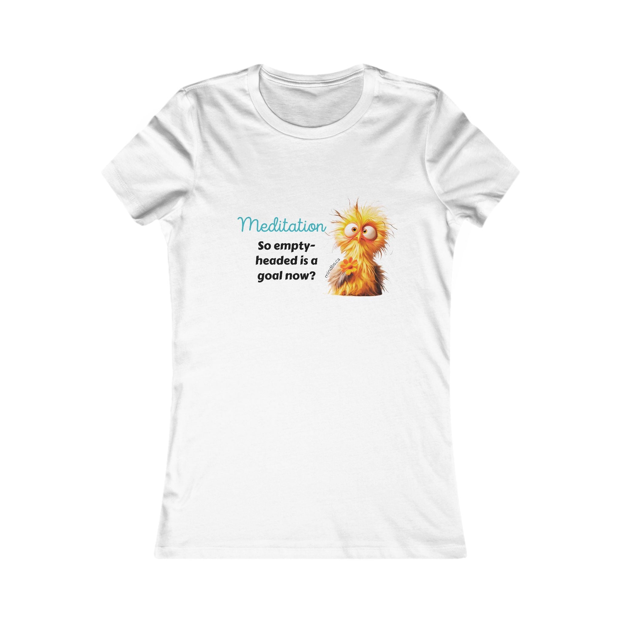 Meditation So Empty Headed is a Goal Now, Women's Tee, T-Shirt, Casual Shirt, Gift for Women, Fun Tee, Everyday Wear, Self-Care Apparel